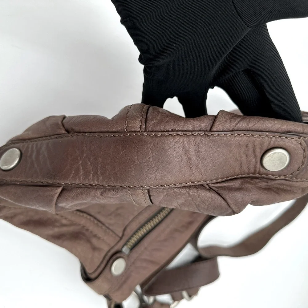 Vintage Fossil Fifty Four Leather Hobo Crossbody